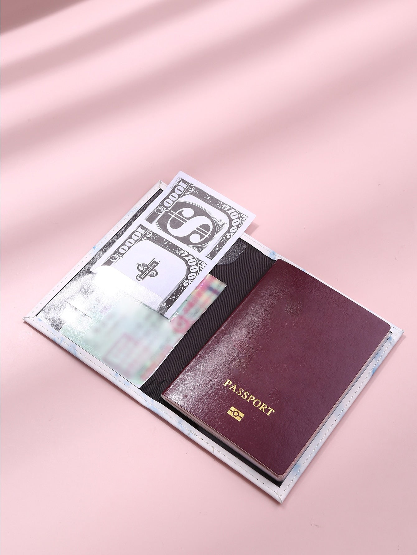 Letter Graphic Passport Holder